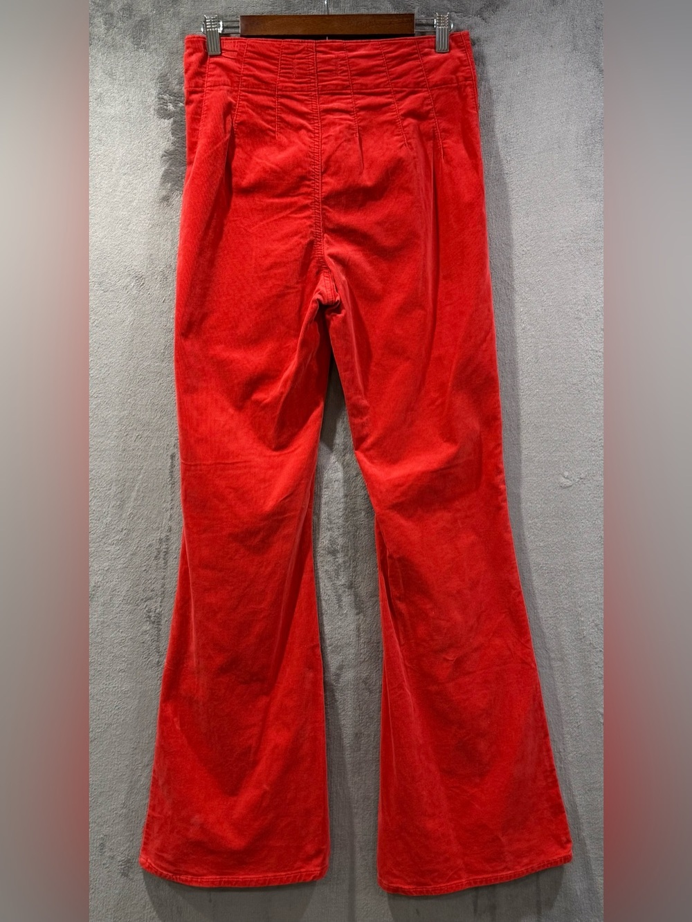 Free People We the Free Size 29 Jayde High Rise Flare Jean Corduroy Cord Pants - Picture 6 of 8